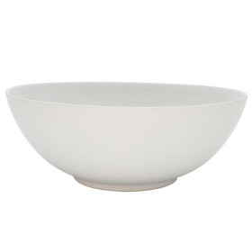 Jogo 2 Bowls Branco de Cerâmica 20cm